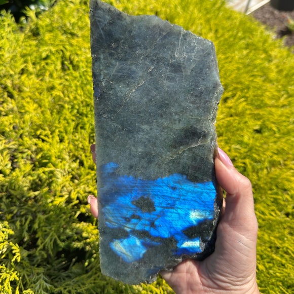 🚫SOLD🚫Large, Blue Flash Labradorite Slab - Picture 1 of 7
